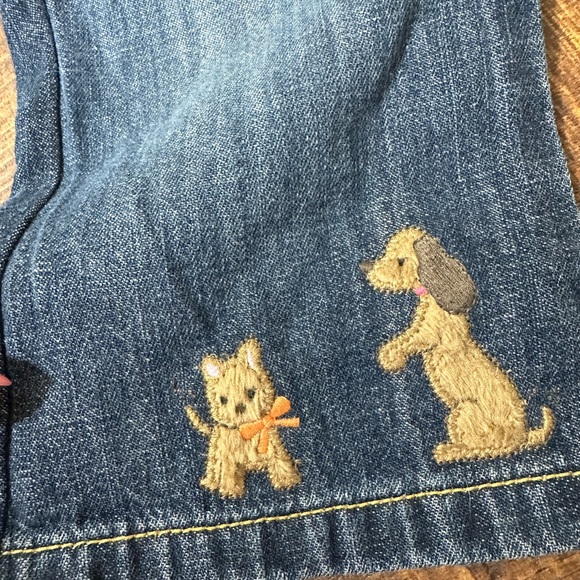 Gymboree 12-18 Month Puppy Dogs Denim Jeans - Picture 4 of 5